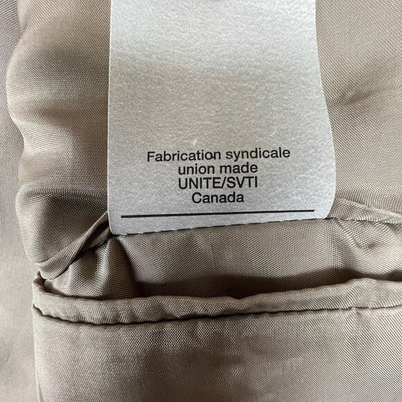 Vintage John W. Nordstrom REDA Blazer 46 Tan Wool Basketweave Sport Coat Italy - Picture 12 of 15